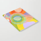 mid mod organic shapes abstract summer Notebook Gallery Image 2