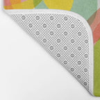 mid mod organic shapes abstract summer Bath Mat Gallery Image 2