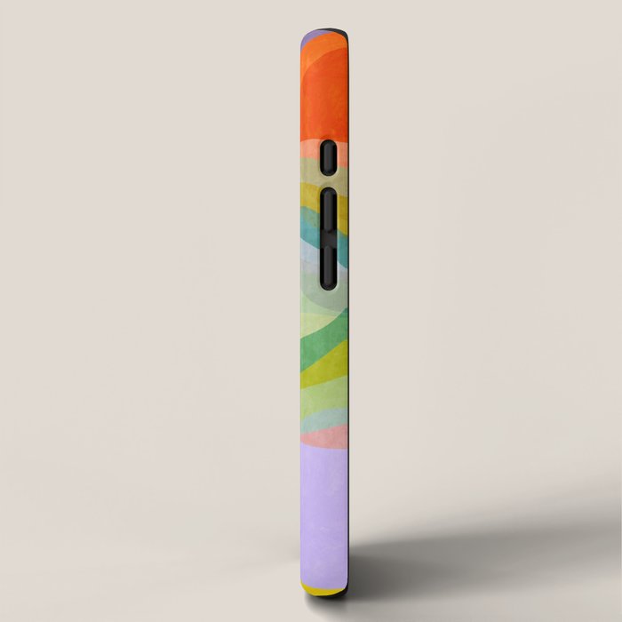 mid mod organic shapes abstract summer iPhone Case Gallery Image 2