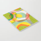 mid mod organic shapes abstract summer Notebook Gallery Image 3