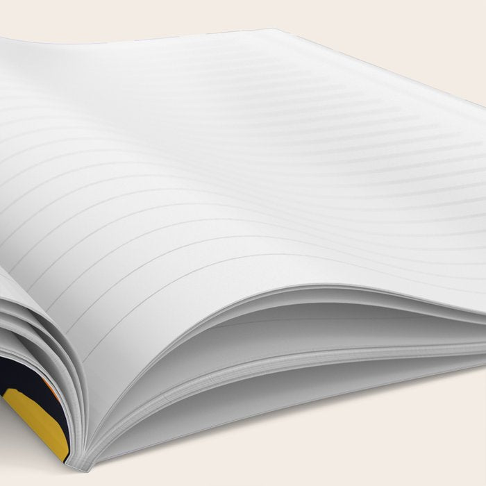 Colorful retro 90s abstract memphis shape pattern Notebook Gallery Image 2