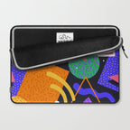 Colorful retro 90s abstract memphis shape pattern Laptop Sleeve Gallery Image 2