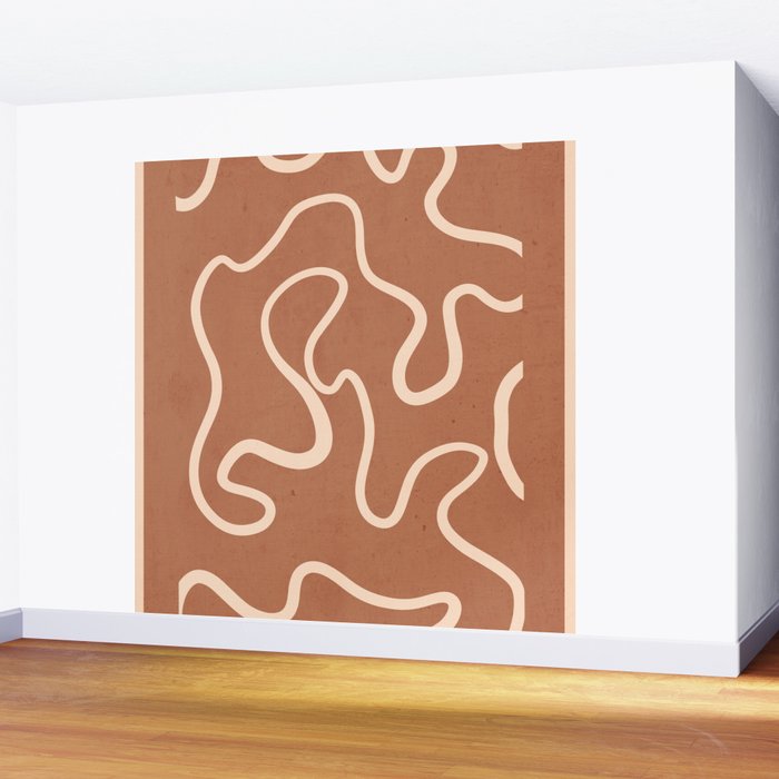 Abstract line art 245 Wall Mural Gallery Image 2