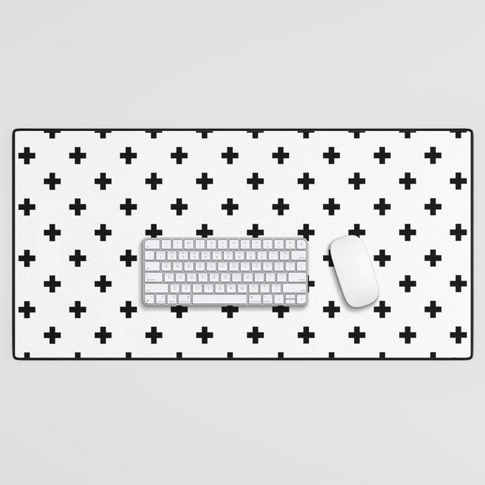 Swiss cross pattern Desk Mat Gallery Image 1