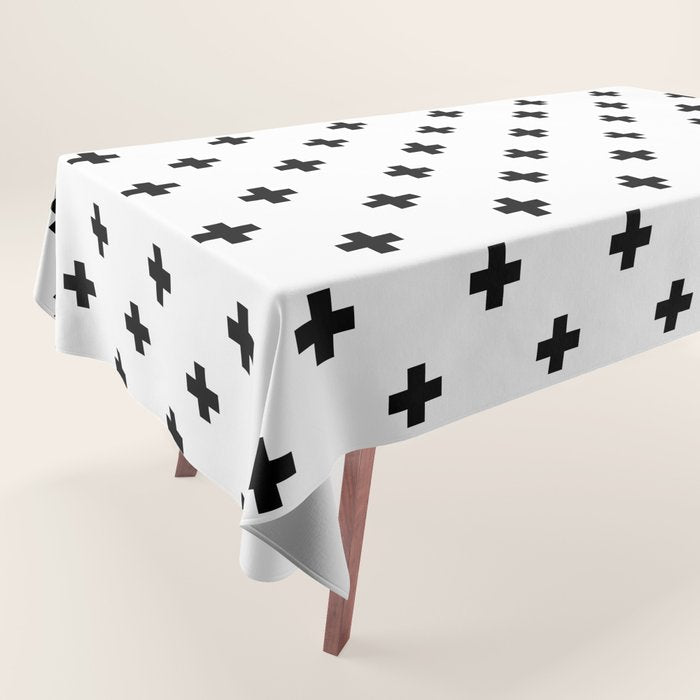 Swiss cross pattern Tablecloth Gallery Image 1