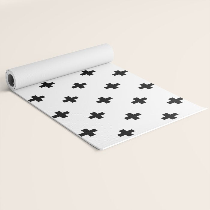 Swiss cross pattern Yoga Mat Gallery Image 2