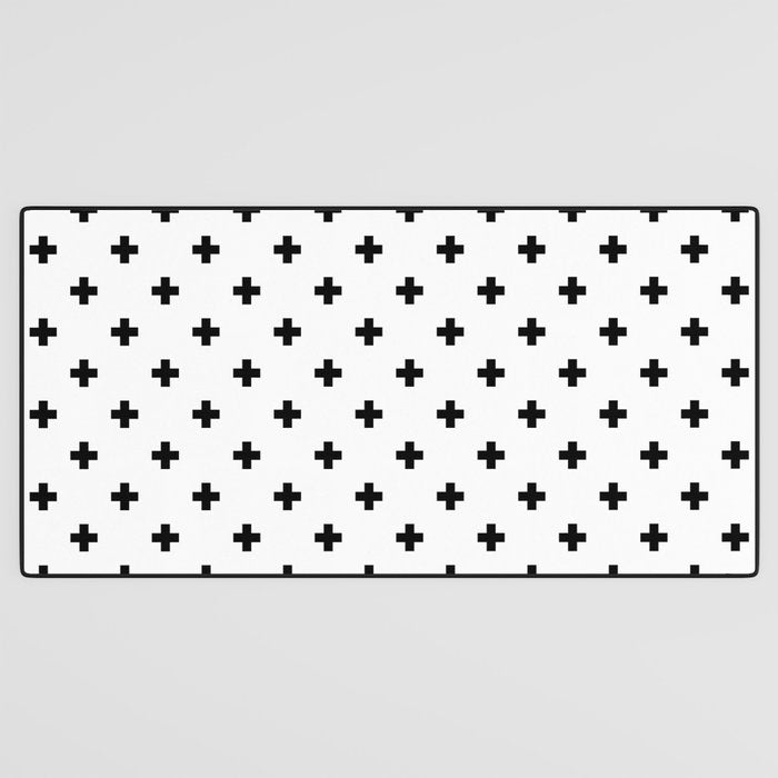 Swiss cross pattern Desk Mat Gallery Image 3