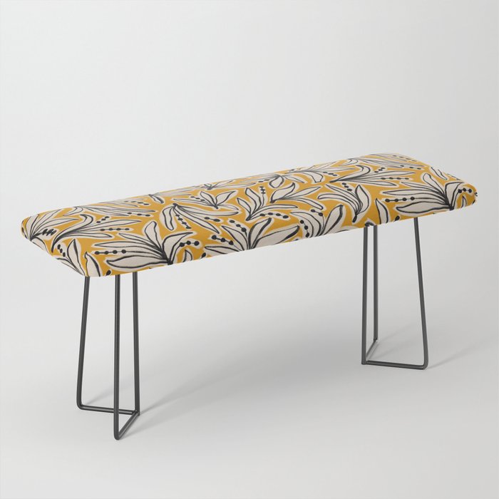 Lily Flower Pattern #2 Bench Gallery Image 1
