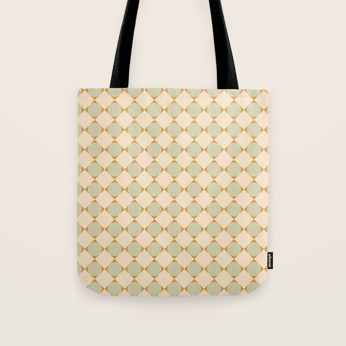 Retro Geometric Pattern III Tote Bag Gallery Image 1