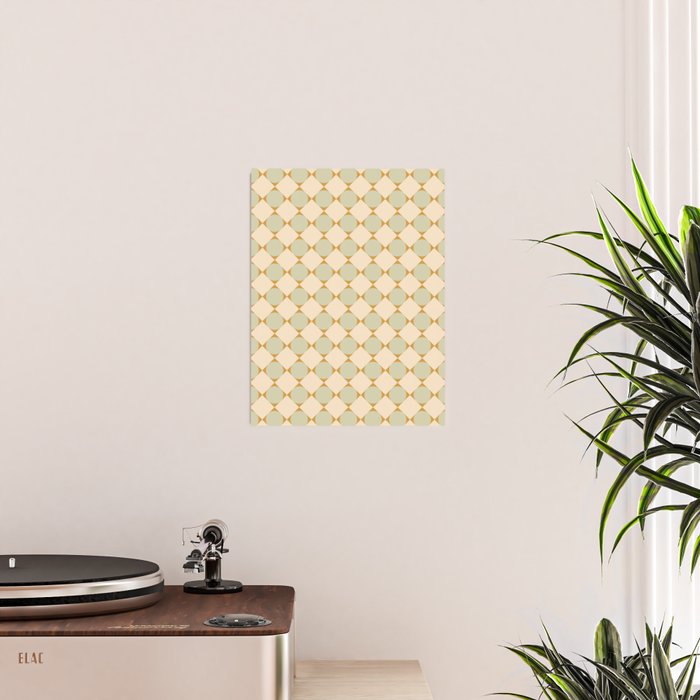 Retro Geometric Pattern III Poster Gallery Image 2