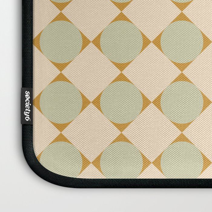 Retro Geometric Pattern III Laptop Sleeve Gallery Image 3