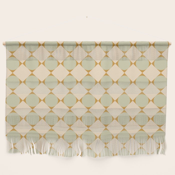 Retro Geometric Pattern III Wall Hanging Gallery Image 1
