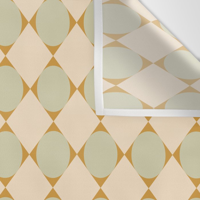 Retro Geometric Pattern III Wall Tapestry Gallery Image 3