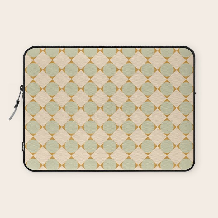 Retro Geometric Pattern III Laptop Sleeve Gallery Image 1