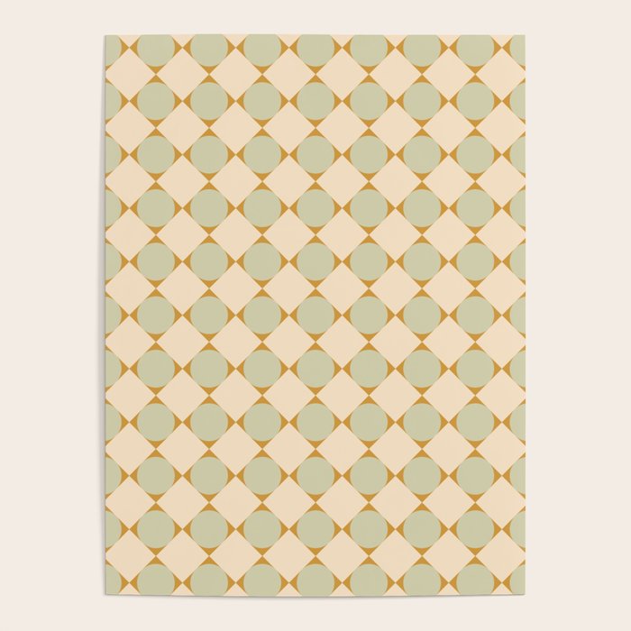 Retro Geometric Pattern III Poster Gallery Image 1