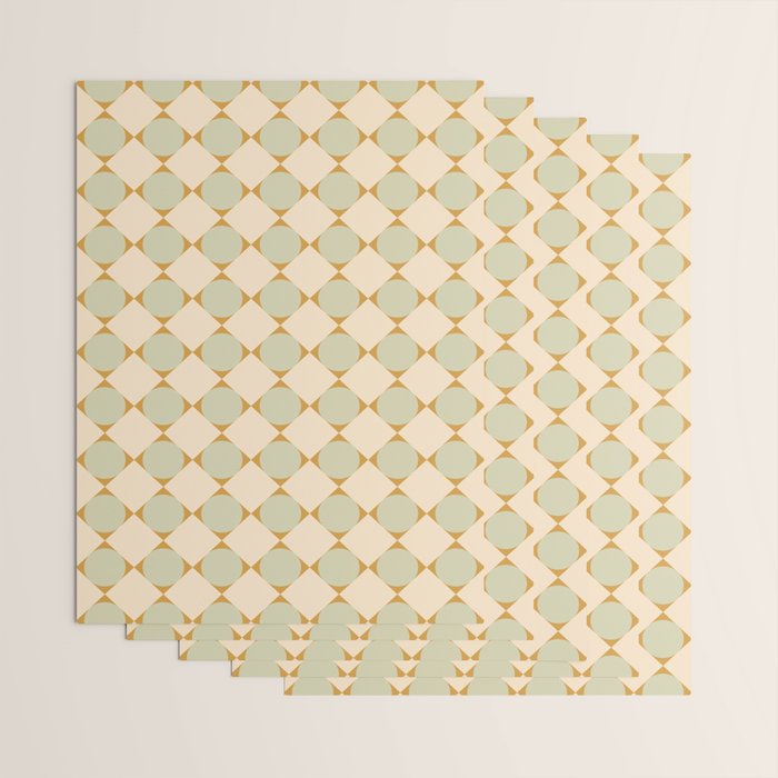Retro Geometric Pattern III Wrapping Paper Gallery Image 3