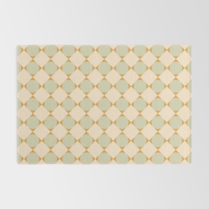 Retro Geometric Pattern III Rug Gallery Image 2