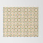 Retro Geometric Pattern III Throw Blanket Gallery Image 2