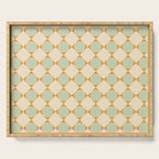 Retro Geometric Pattern III Serving Tray Gallery Image 1