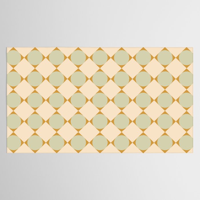 Retro Geometric Pattern III Tablecloth Gallery Image 2