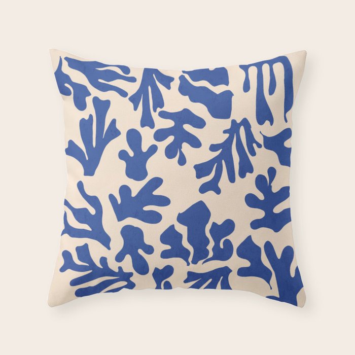 Nordic Matisse Abstract Throw Pillow Gallery Image 6