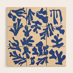 Nordic Matisse Abstract Wood Wall Art Gallery Image 1
