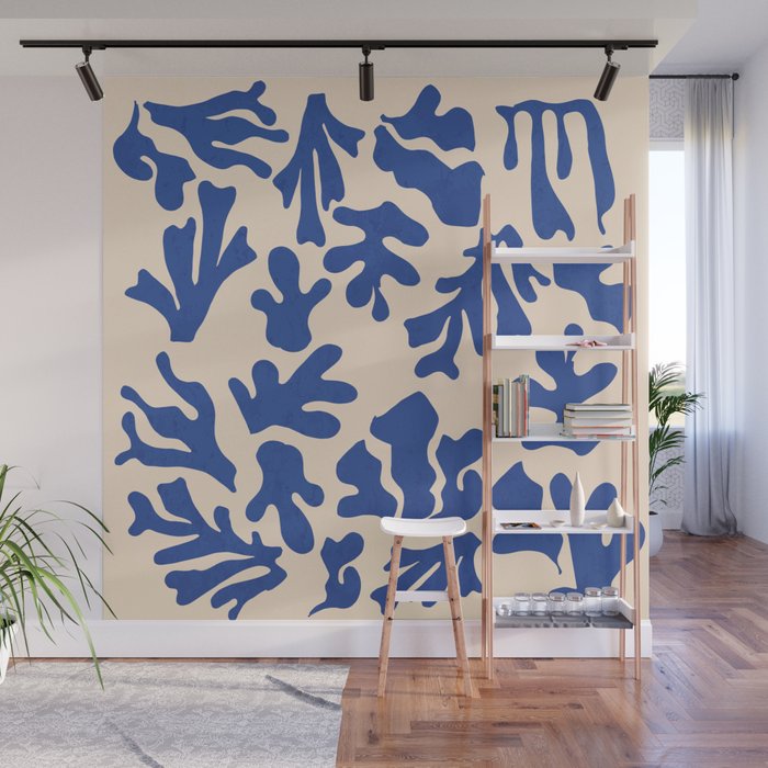 Nordic Matisse Abstract Wall Mural Gallery Image 1
