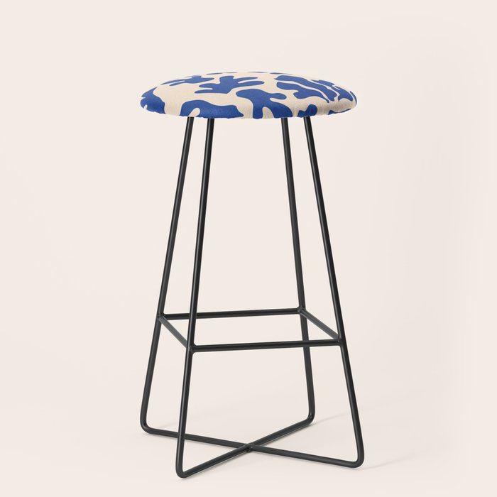 Nordic Matisse Abstract Stool Gallery Image 1