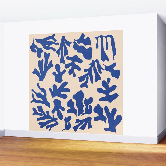 Nordic Matisse Abstract Wall Mural Gallery Image 2