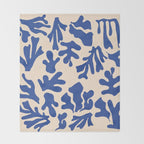 Nordic Matisse Abstract Throw Blanket Gallery Image 2