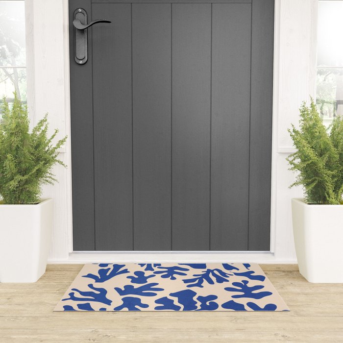 Nordic Matisse Abstract Welcome Mat Gallery Image 3