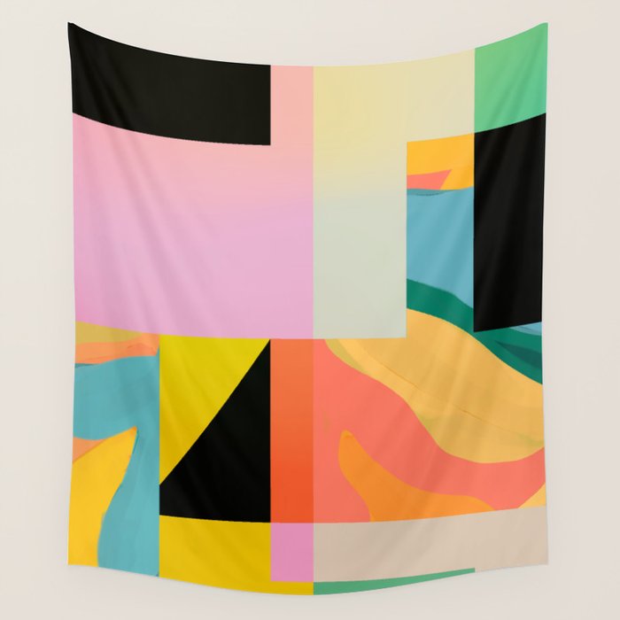Modern Abstraction 9 Wall Tapestry Gallery Image 4