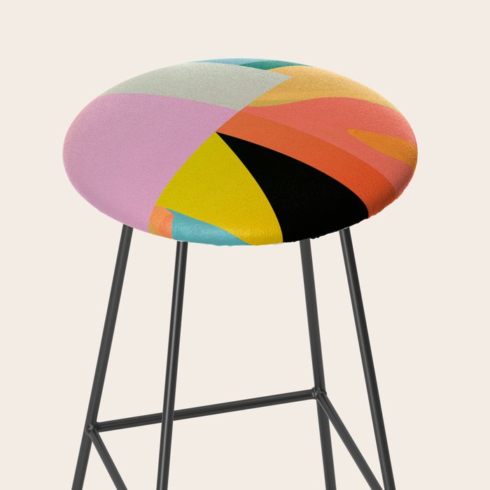 Modern Abstraction 9 Stool Gallery Image 2