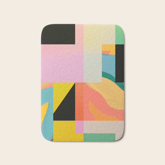 Modern Abstraction 9 Bath Mat Gallery Image 1