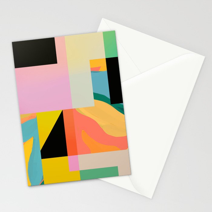 Modern Abstraction 9 Stationery Card Gallery Image 2
