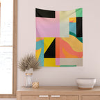 Modern Abstraction 9 Wall Tapestry Gallery Image 2