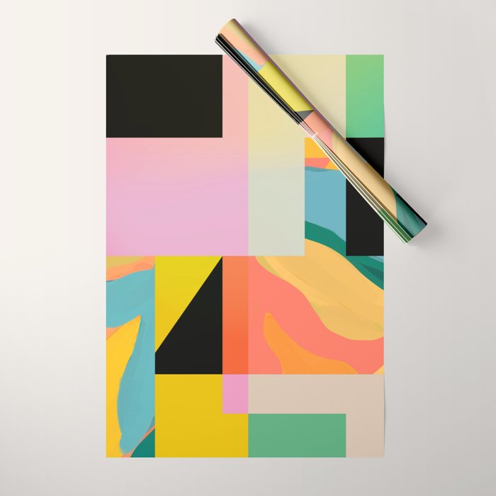 Modern Abstraction 9 Wrapping Paper Gallery Image 1