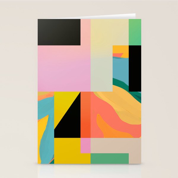 Modern Abstraction 9 Stationery Card Gallery Image 2