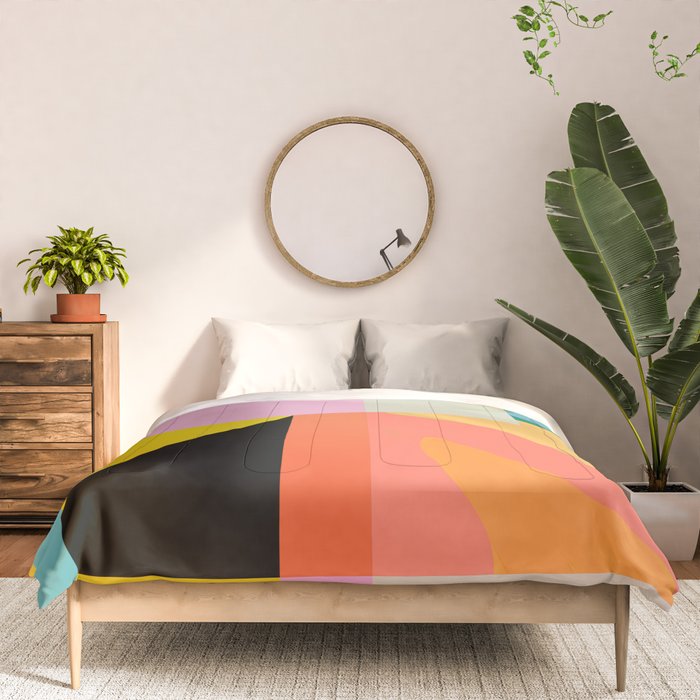 Modern Abstraction 9 Comforter Gallery Image 3
