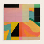 Modern Abstraction 9 Wood Wall Art Gallery Image 1
