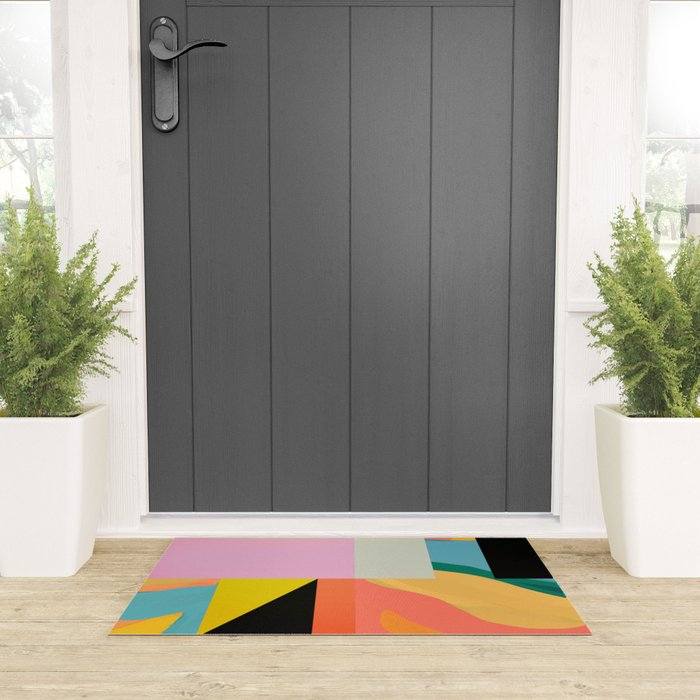 Modern Abstraction 9 Welcome Mat Gallery Image 3