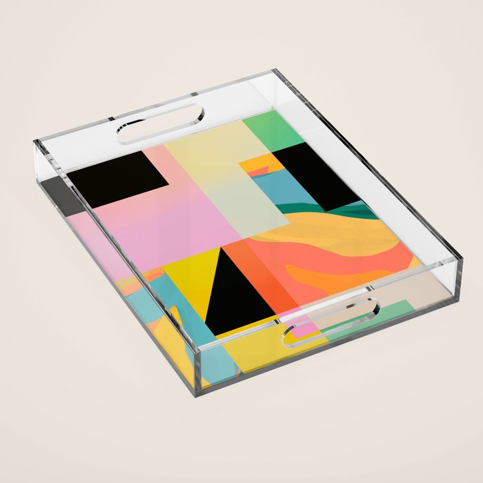 Modern Abstraction 9 Acrylic Tray Gallery Image 1