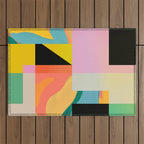 Modern Abstraction 9 Outdoor Rug Gallery Image 1