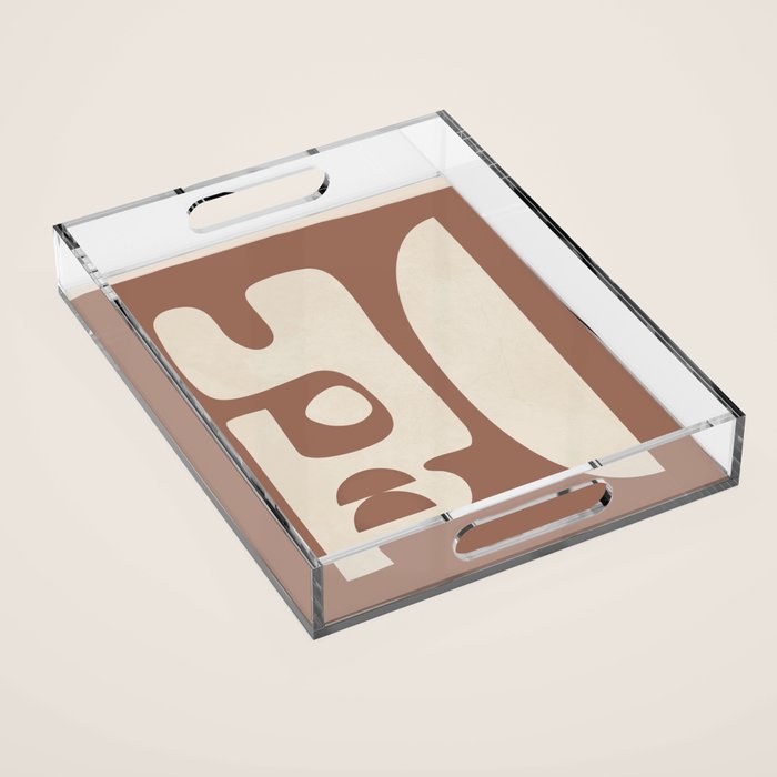 Mocha Movement 3 Acrylic Tray Gallery Image 1