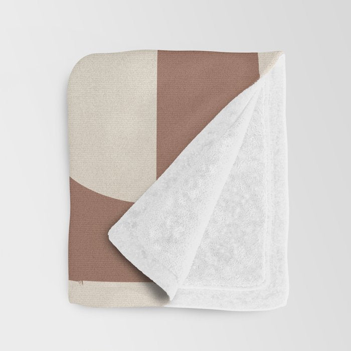 Mocha Movement 3 Throw Blanket Gallery Image 3