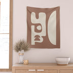Mocha Movement 3 Wall Tapestry Gallery Image 2
