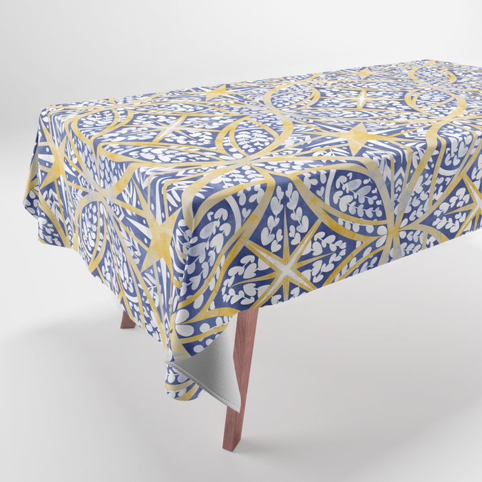 Tile wild leaves starry BY Tablecloth Gallery Image 1