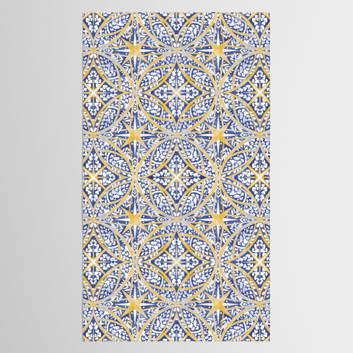 Tile wild leaves starry BY Tablecloth Gallery Image 2