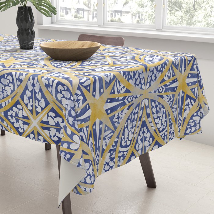 Tile wild leaves starry BY Tablecloth Gallery Image 3