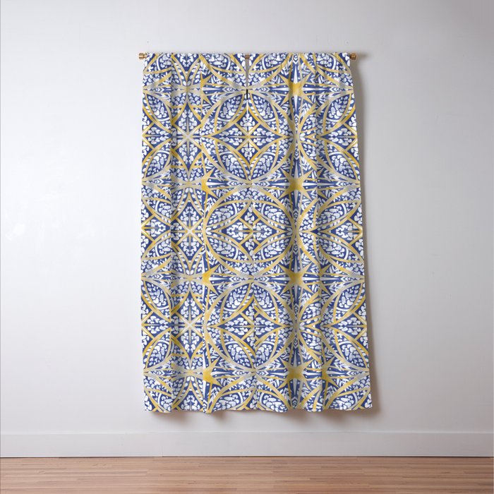 Tile wild leaves starry BY Window Curtain Gallery Image 3